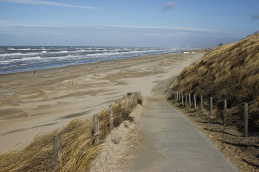 Zandvoort beach, landscapes of the Netherlands