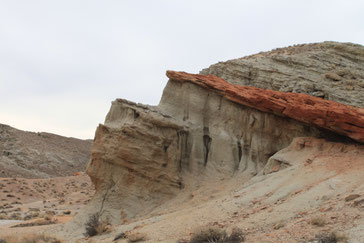 In "Pals of the Saddle", John Wayne and the 3 Mesquiteers run up this rock to get into got firing position against the bad guys.