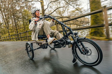 Das Chopper-Feeling ist beim Kettwiesel ONE mit Obenlenker inklusive.