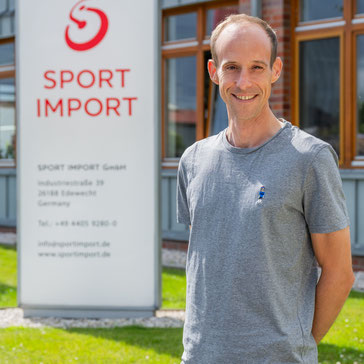 Florian Ehrich verstärkt das Team von Sport Import als neuer Vertriebsmitarbeiter ©Sport Import