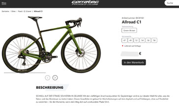 Technische Details zu jedem Modell ©corratec