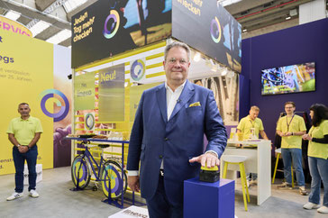 Bei der diesjährigen Eurobike hatte Wertgarantie-Vorstand Patrick Döring den Startschuss für linexo gegeben. Nun ist der erste Meilenstein erreicht. Foto: Wertgarantie