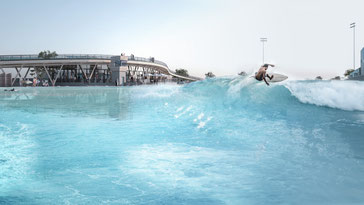 Die neue O2 Surftown MUC lässt bald Surferherzen höherschlagen ©Surftown