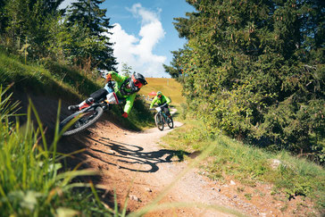 FlumsiTeamRace, das Familien-Rennen am BikerFestival Flumserberg. © Bergbahnen Flumserberg AG