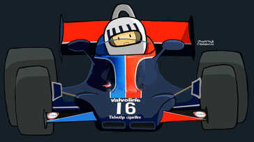 Tom Pryce by Muneta & Cerracín