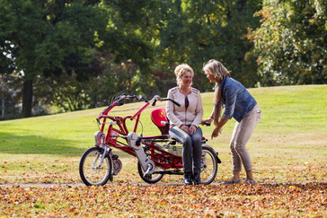 Van Raam Fun2Go Tandem-Dreirad Elektro-Dreirad