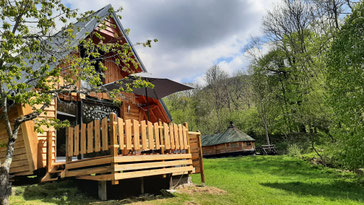 La Cabane du Trappeur-SPA-domaine du châtelet-Ferdrupt-Vosges