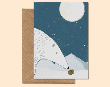 Polar Winter - greeting card