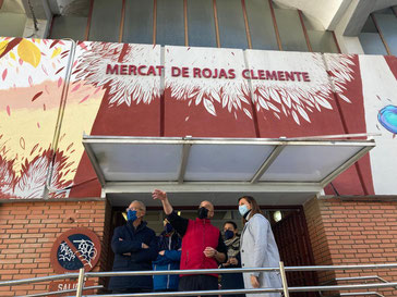 Catalá y Ballester en el Mercado Rojas Clemente