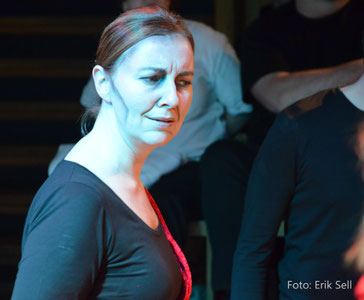 Bettina Strang auf der Bühne von ungeschminkt e. V., Hamburg