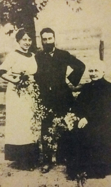 La sorella Amelia, il cognato Guido e la madre