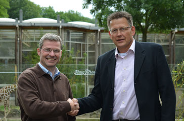 Achim Winkler (l.) und Berthold Student.