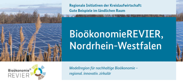 Steckbrief zum BioökonomieREVIER (Screenshot Deckblatt) 