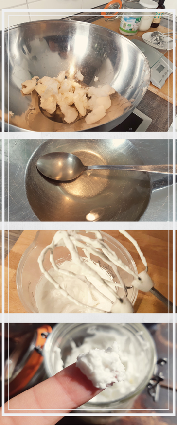 schrittweise Anleitung, Köperbutter für trockene Haut selber machen, DIY Körperbutter, Bodybutter