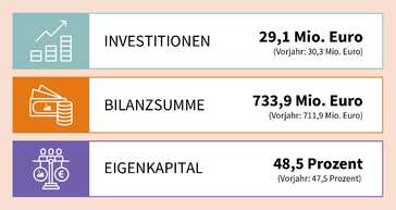 Investitionen, Bilanz, Eigenkapital der Schwan-STABILO Gruppe