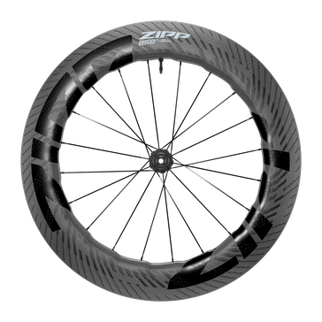 Zipp Laufräder mit hohem Profil, hier das 858 NSW