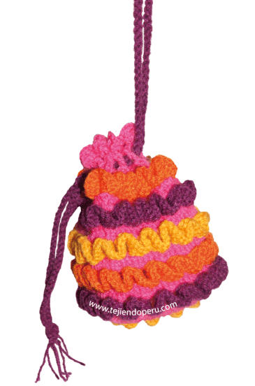 Cómo tejer un bolso en wiggle (wiggly o squiggle) crochet