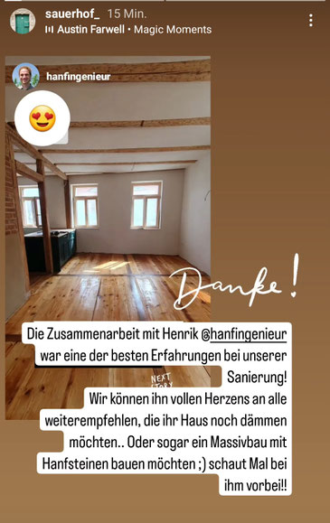 Feedback der Bauherren
