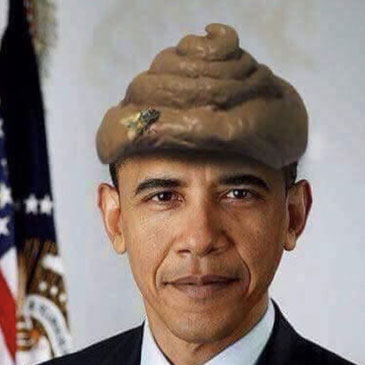 Obama de nieuwe Satanic Council Phoenix (niet de echte kroon, het is een photoshop!)