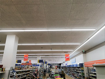 防カビ施工後の天井