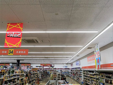 防カビ施工後の天井