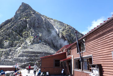 奥穂高岳　吊尾根　縦走登山ツアー