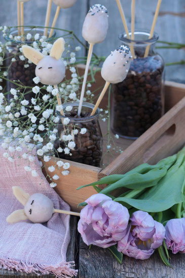 Cakepops in einem Glas