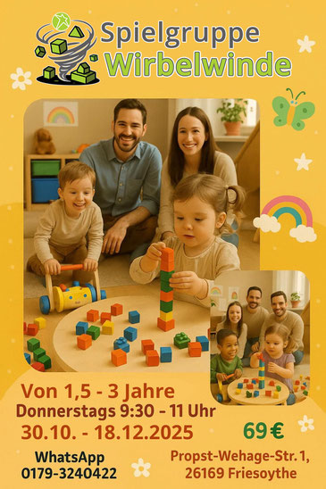 Alle Angaben in einer Grafik - Infos zum Kurs Wirbelwinde