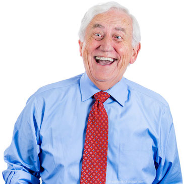 Glücklicher Senior