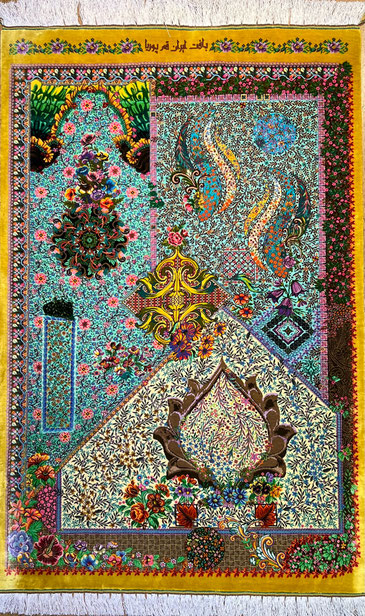193×110cm【トルクメン手織り絨毯】ペルシャ絨毯 心地よし 193×110cm【トルクメン手織り絨毯】ペルシャ絨毯 心地よし