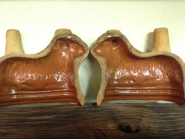 【新品未使用】アニョーパスカル 14cm羊焼き型 陶器製 イースター アニョーパスカル ひつじの型 新品未使用】アニョーパスカル