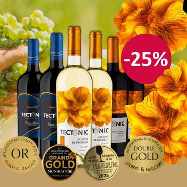 6-er Weinpaket Tectonic Collection 2026 - 4× „Best Producer of Romania“ – Mundus Vini