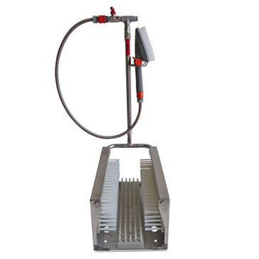 Lave-bottes installation sur grille 