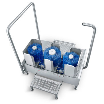 Lave-bottes à passage continu