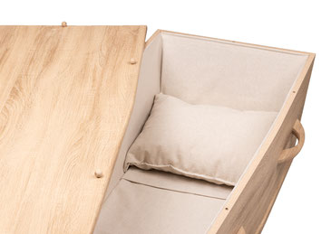 katoenen interieur vlaskist 