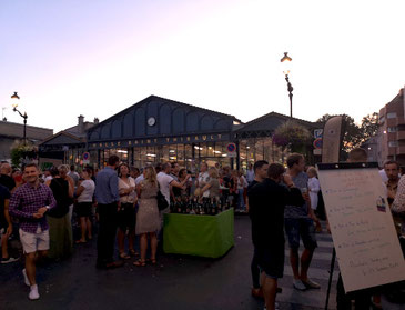 Markt Epernay Champagnestreek Vrijdagavond Champagneproverij