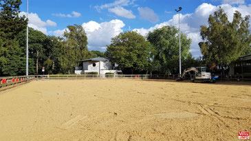 Le manège du poney-club de Vélizy-Villacoublay en cours de rénovation. © Vélizy Info