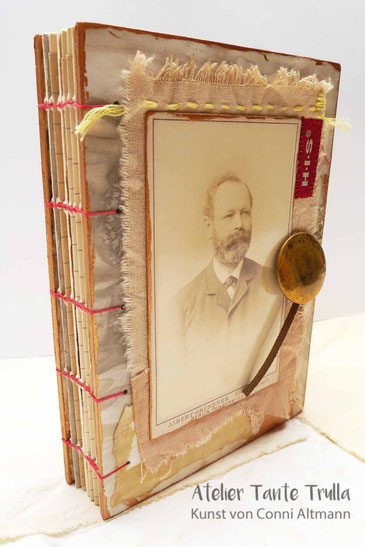 künstlerisches Buch mit Cabinet Card