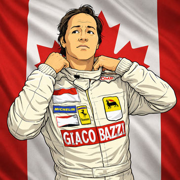 Gilles Villeneuve by Muneta & Cerracín