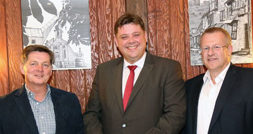 Von Links: Eckhard Pols, Jens Nacke und Alexander Blume