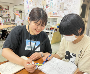 堀江アートスクールは個別指導で楽しくレッスン