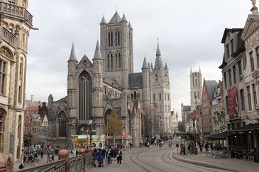Genter Innenstadt mit der St. Bavo Kathedrale © My own Travel - Niederlande & Belgien Genussreise
