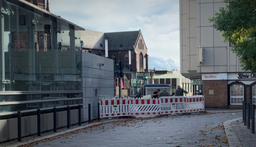 Bauarbeiten am Heinrich-König-Platz - Foto: Pressestelle Stadt Gelsenkirchen
