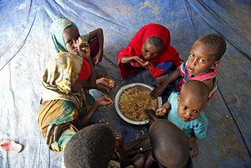 干ばつによる飢餓でエチオピアに逃れたソマリア難民の子どもたち United Nations Photo CC BY-NC-ND 2.0