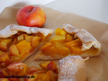 Galette, Niktarinen, Mango, Sommerrezepte