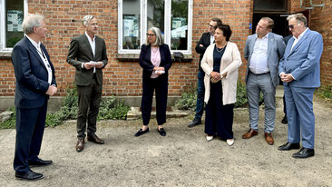 Bernhard Reemtsma von der Hermann-Reemtsma-      Stiftung bei seiner Rede