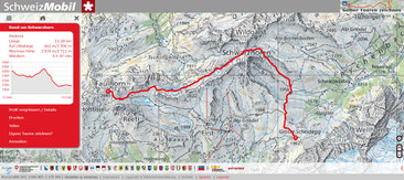 De lange route van Grosse Scheidegg rond Schwarzhoren naar Faulhorn