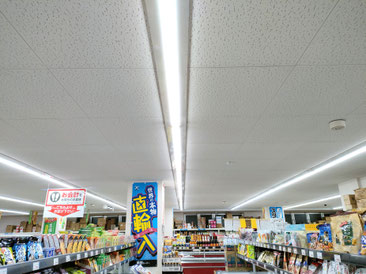 防カビ施工後の天井