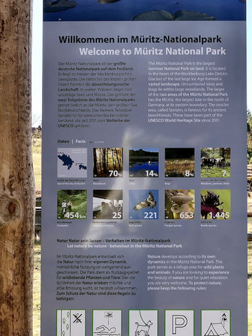 Müritz-Nationalpark Fakten