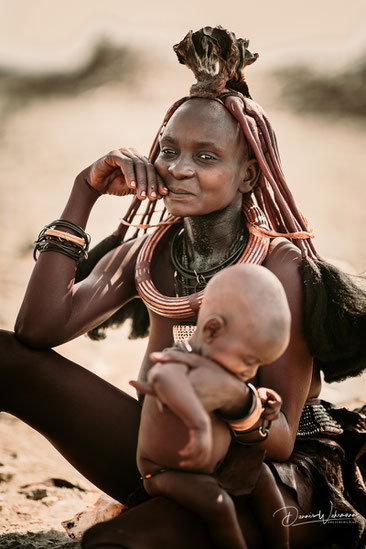 himba mutter epupa kaokoveld namibia